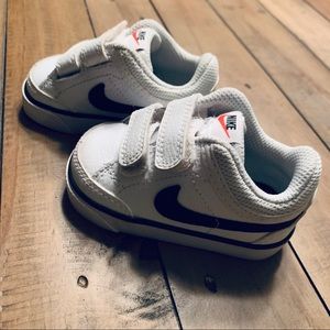 Baby White Nike’s Sneakers Tennis Shoes